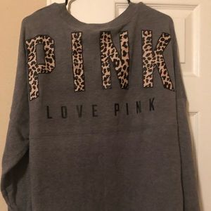 Love pink sweatshirt